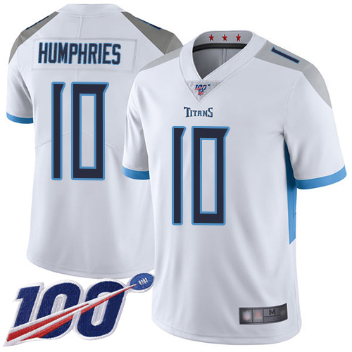 Tennessee Titans Limited White Men Adam Humphries Road Jersey NFL Football #10 100th Season Vapor Untouchable